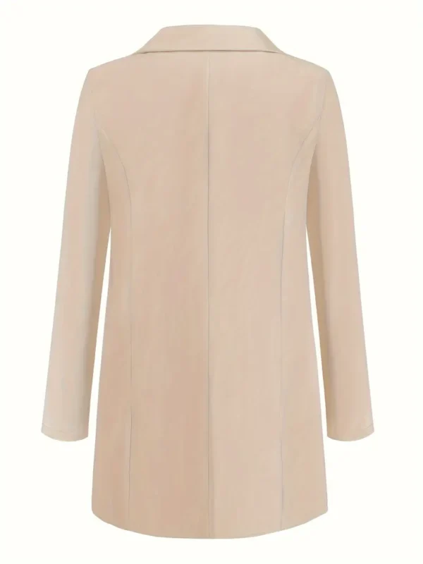 Elegant Structured Blazer – Timeless H-Silhouette Jacket - Image 2