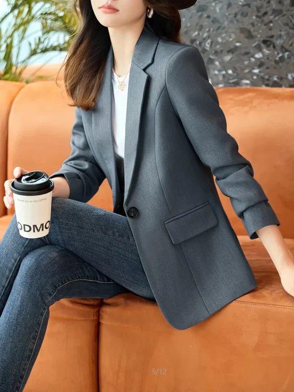 Elegant Suit Jacket – Autumn/Winter Formal Outerwear - Image 2